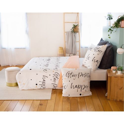 Housse De Couette 240x220 Positive + 2 Taies Microfibre