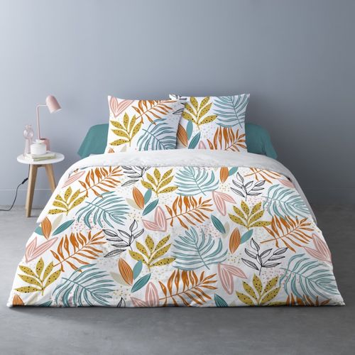 Housse De Couette 240x220 Floris + 2 Taies 100% Coton