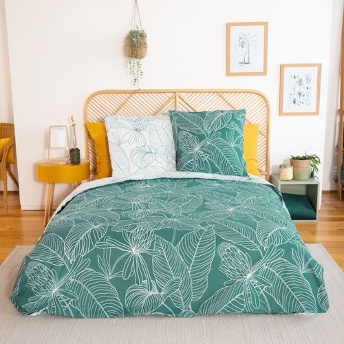 Housse De Couette Réversible 240x220 Tilda + 2 Taies 100% Coton Adouci 57 Fils/cm2