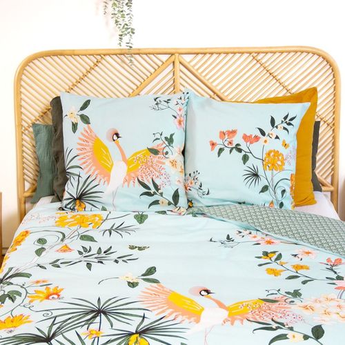 Housse De Couette 260x240 Kusmi + 2 Taies 100% Coton Adouci 57 Fils/cm2