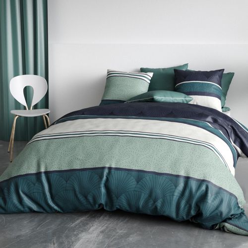 Housse De Couette 240x220 Antika + 2 Taies Coton 57 Fils