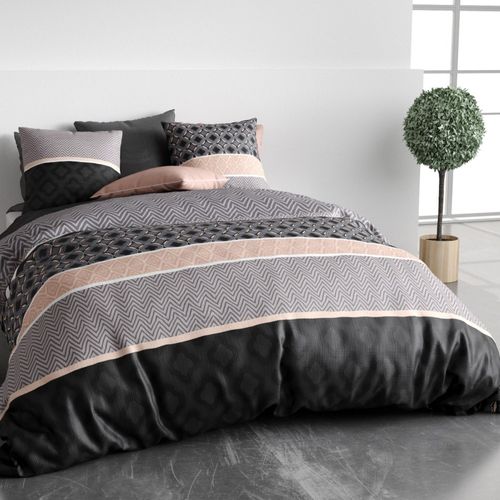 Housse De Couette 240x220 Kea + 2 Taies Coton 57 Fils