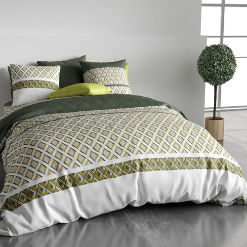 Housse De Couette 260x240 Nayaa + 2 Taies Coton 57 Fils