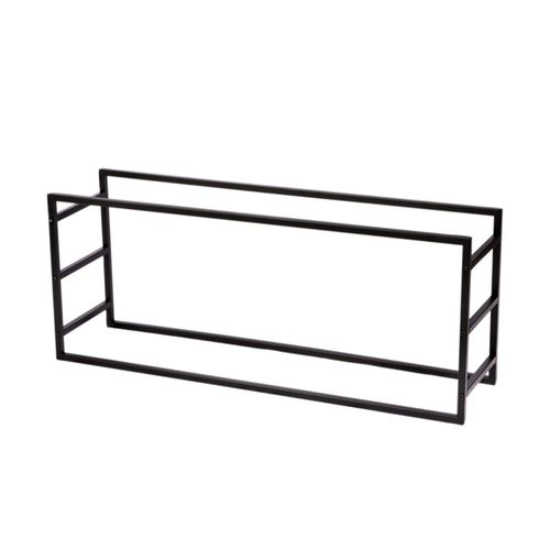 Porte Buches En Métal Noir