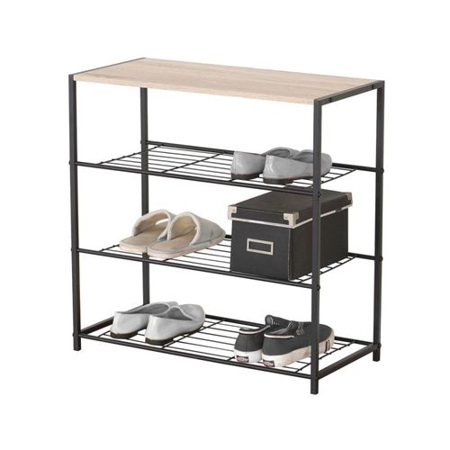 Etagère Range Chaussures 3 Niveaux 63x30xh63cm