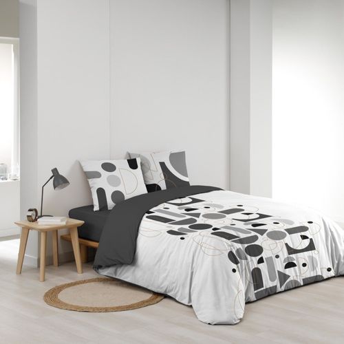 Housse De Couette 240x220 + 2 Taies Chilipop 100% Coton