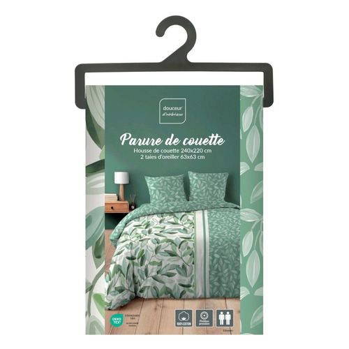 Housse De Couette 240x220 + 2 Taies Eleonore 100% Coton