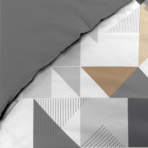 Housse De Couette 240x220 + 2 Taies Trigone Microfibre