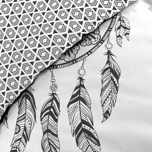 Housse De Couette 260x240 + 2 Taies Indian Dream 100% Coton