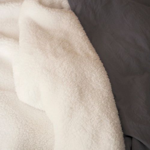 Housse De Couette 240x220 + 2 Taies Chaude Et Douillette Grise