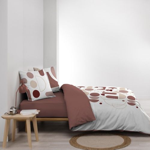 Housse De Couette 240x220 + 2 Taies Chilipop Rose 100% Coton