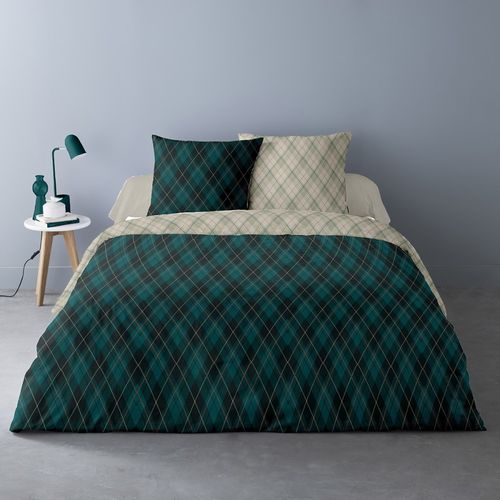 Housse De Couette Flanelle 200x200 Nahor + 2 Taies