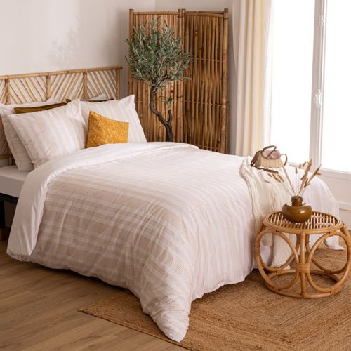 Housse De Couette 260x240 + 2 Taies Coton Isao