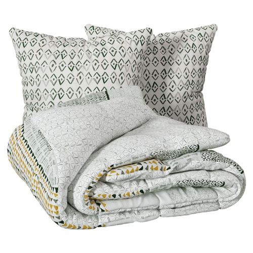 Housse De Couette 260x240 + 2 Taies Coton Aquar