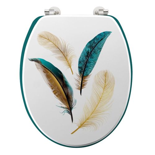 Abattant Wc Mdf Charnières Métal Plumiss