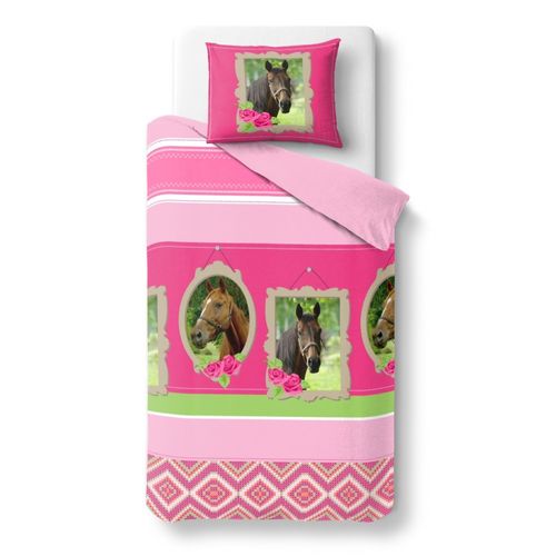 Housse De Couette 140x200 Horse Beauty + 1 Taie