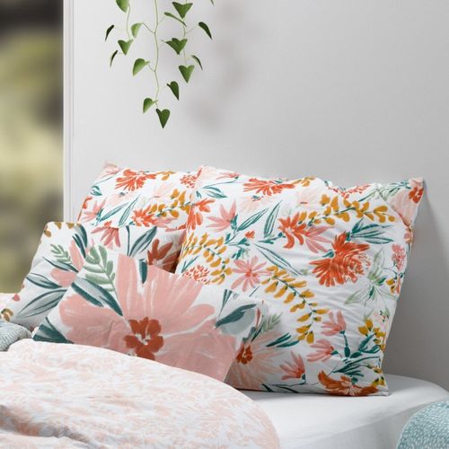 Housse De Couette 260x240 Marna + 2 Taies Coton 57 Fils