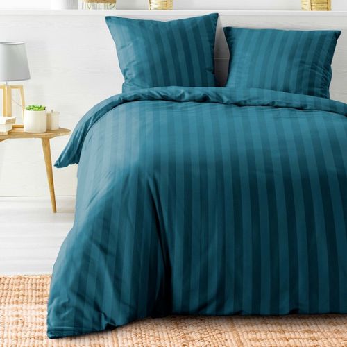 Housse De Couette 240x220 + 2 Taies Cléo Bleu