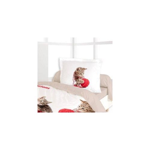 Housse De Couette 140x200 Chatons Si Mignons + 1 Taie