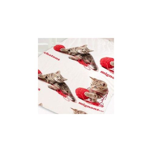 Housse De Couette 140x200 Chatons Si Mignons + 1 Taie