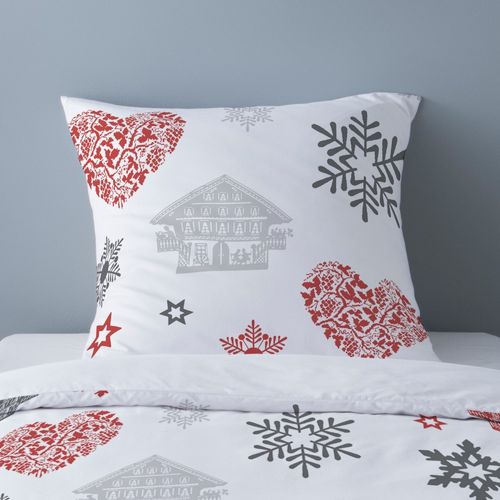 Housse De Couette Flanelle 140x200 Oana + 1 Taie