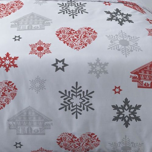 Housse De Couette Flanelle 140x200 Oana + 1 Taie