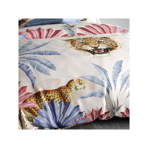 Housse De Couette 240x220 Java + 2 Taies Coton 57 Fils
