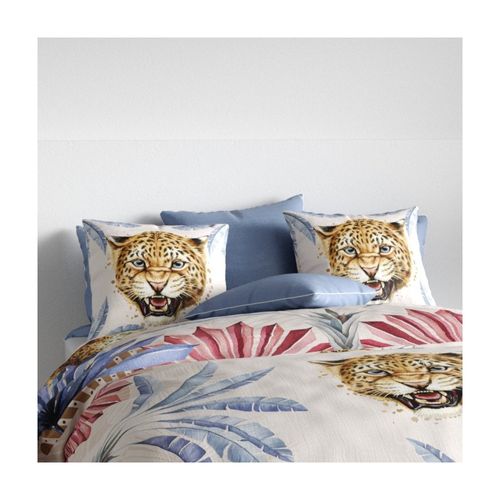 Housse De Couette 240x220 Java + 2 Taies Coton 57 Fils