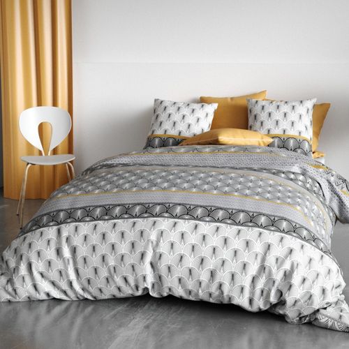 Housse De Couette 240x220 Sakig + 2 Taies Coton 57 Fils