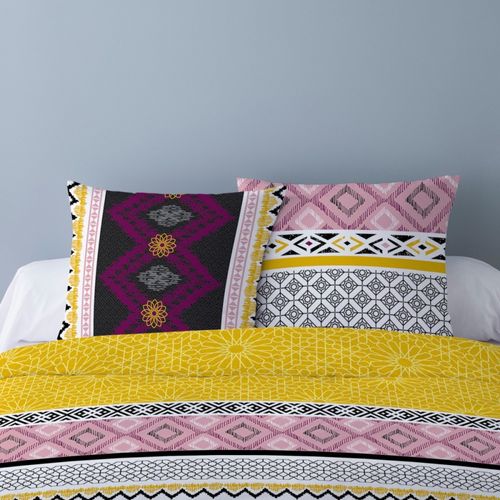 Housse De Couette 240x220 Razo + 2 Taies 100% Coton