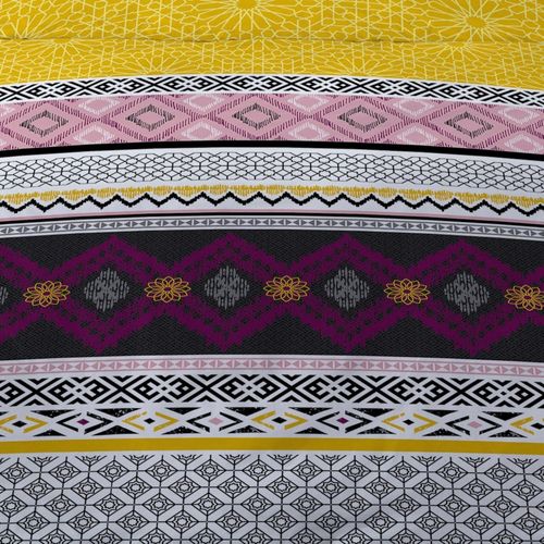 Housse De Couette 240x220 Razo + 2 Taies 100% Coton