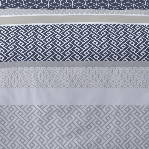 Housse De Couette 240x220 Chiron + 2 Taies 100% Coton