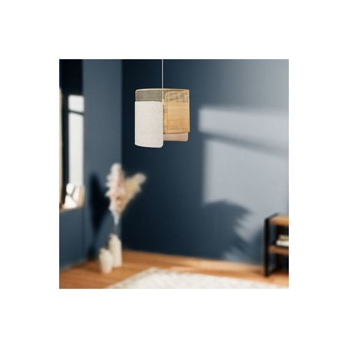 Suspension Lin Et Bambou Bourgeon