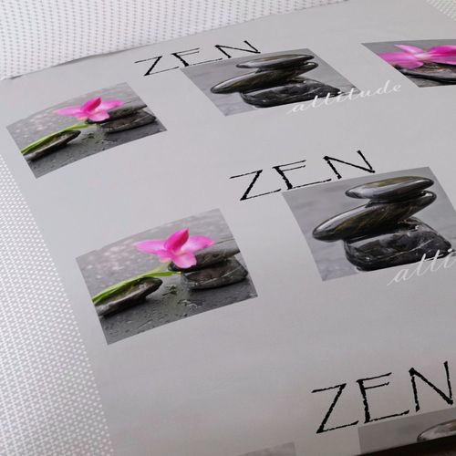 Parure De Lit 4 Pièces 100% Coton Galet