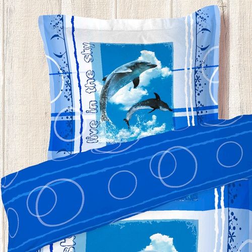 Housse De Couette 140x200 Live In The Sky + 1 Taie