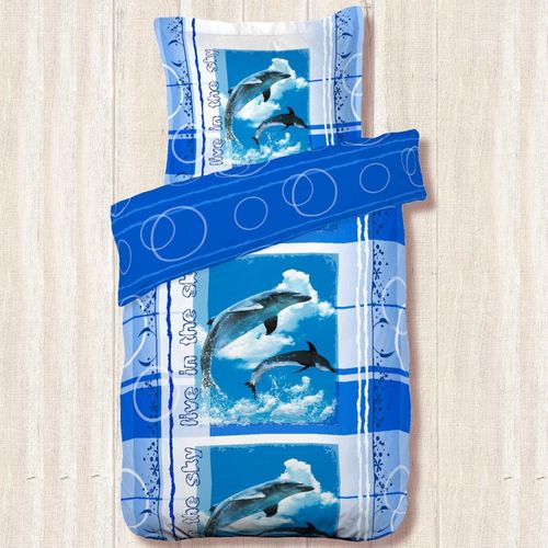 Housse De Couette 140x200 Live In The Sky + 1 Taie
