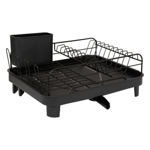 Égouttoir à Vaisselle 1 Niveau Extensible Noir