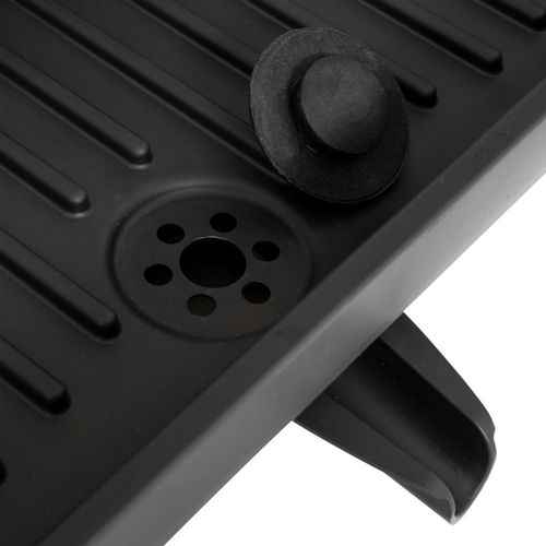 Égouttoir à Vaisselle 1 Niveau Extensible Noir