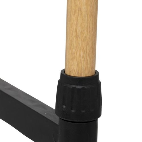 Portant à Vêtements Double Inox Et Plastique