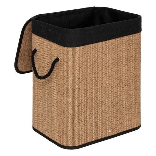 Panier à Linge Rectangulaire 60l En Bambou