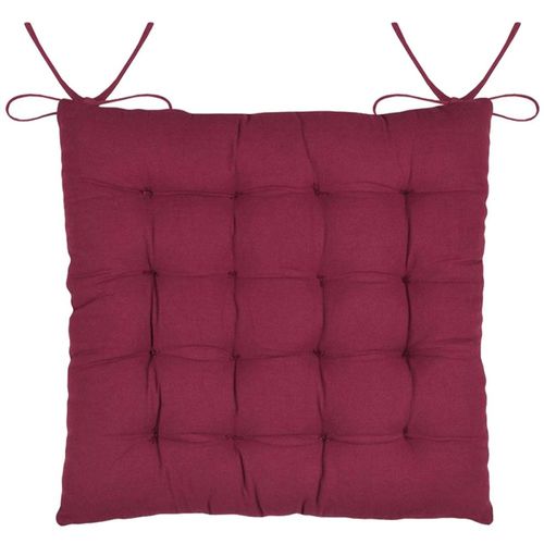 Lot De 4 Galettes De Chaise à Nouettes Bibury Rouge