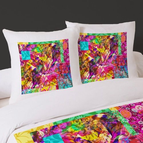 Housse De Couette 240x220 Etincelle + 2 Taies 100% Coton