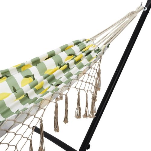 Hamac Citrons Finition Macramé