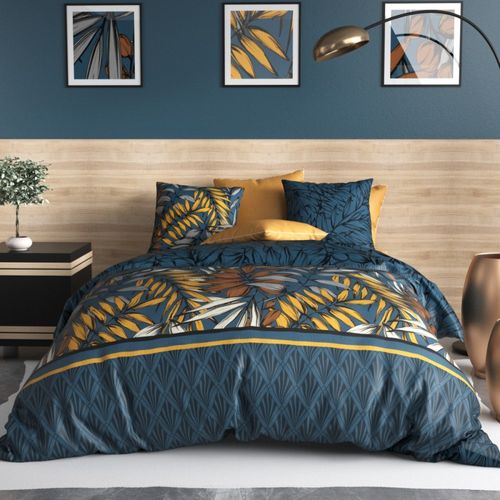 Housse De Couette 240x220 Salva + 2 Taies Coton 57 Fils