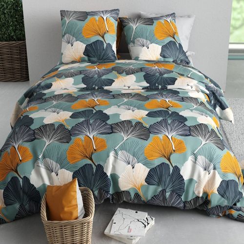 Housse De Couette 240x220 Gink + 2 Taies Coton 57 Fils