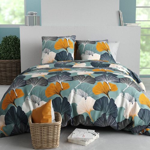 Housse De Couette 240x220 Gink + 2 Taies Coton 57 Fils