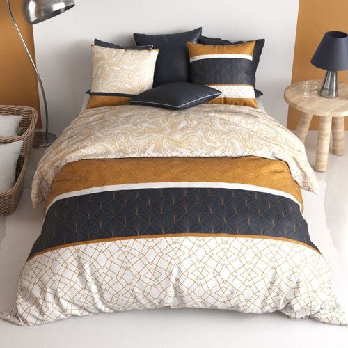 Housse De Couette 260x240 Felora + 2 Taies Coton 57 Fils