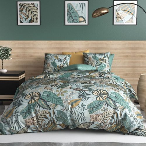 Housse De Couette 260x240 Cancun + 2 Taies Coton 57 Fils