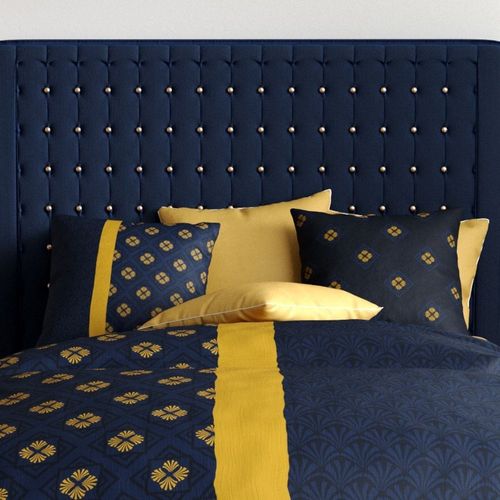 Housse De Couette 260x240 Nil + 2 Taies Coton 57 Fils