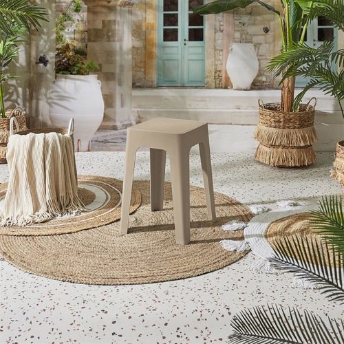 Tabouret Empilable Coloris Beige